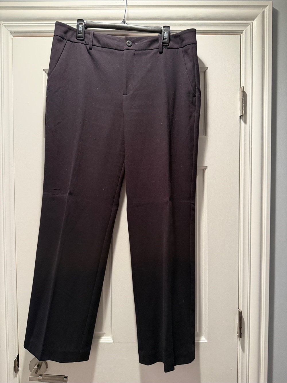 CAbi Women's Straight Leg Dress Pants in Black